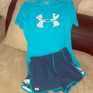 Under Armour workout outfit